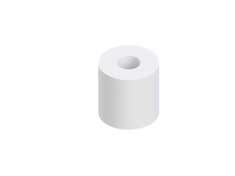 Robosource Nylon Spacer 1/2inches Thick, 1/2inches OD 0.194inches ID, 50 Pack for VEX Robotics